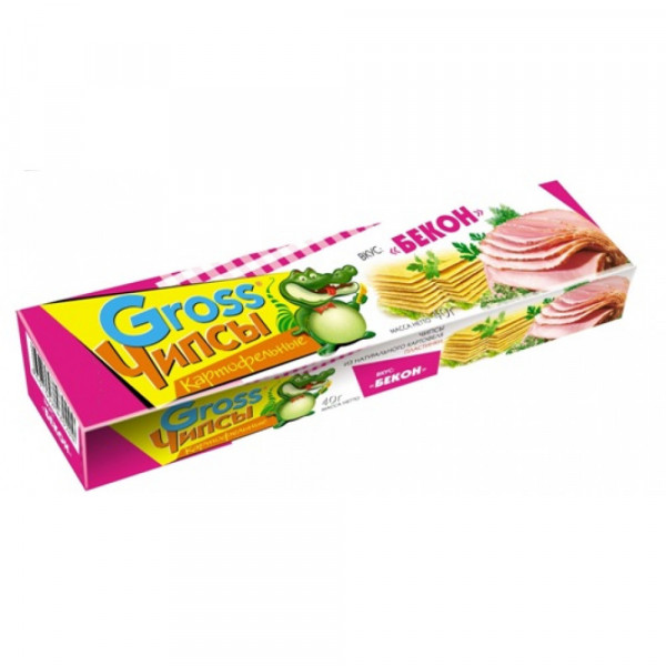 Купить Чипсы "Gross" бекон 40гр Купить Чипсы "Gross" бекон 40гр