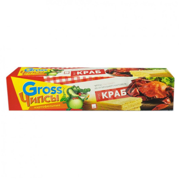 Купить Чипсы "Gross" краб 40гр Купить Чипсы "Gross" краб 40гр
