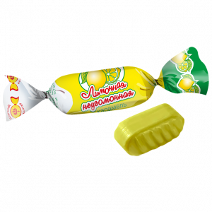 K177 Карамель с пмадными начинками "Лимонная-неугомонная" фас 1кг