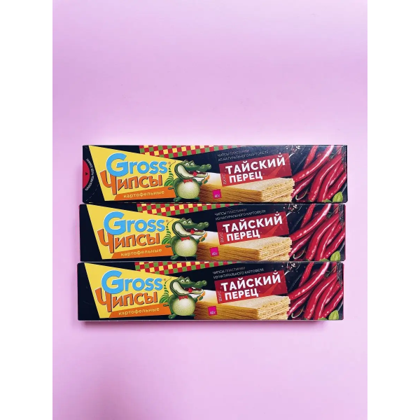 Купить Чипсы "Gross" тайский перец 40гр Купить Чипсы "Gross" тайский перец 40гр