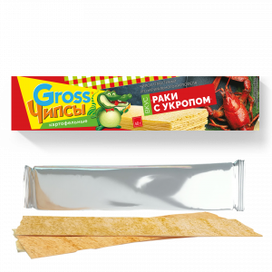 Чипсы "Gross" раки с укропом 40гр/25