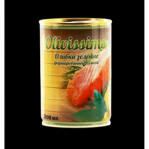 Оливки Оливиссимо 280г*12 семга жб