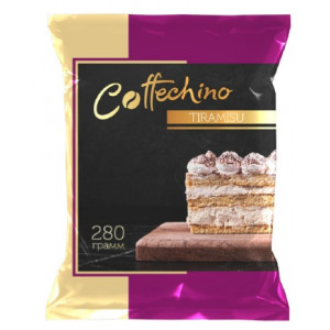 Конфеты глазир.кондит.глазурью с помадным корпусом"Коффечино" вкус тирамису 280 гр./32 шт