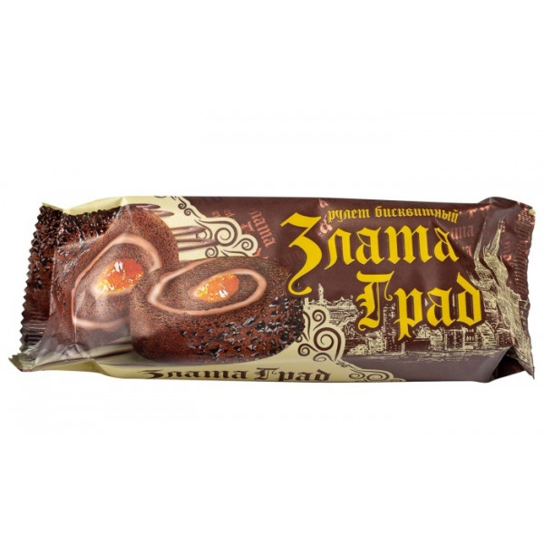 Купить 7505 Рулет бисквитный "Злата Град" 160гр, шт Купить 7505 Рулет бисквитный "Злата Град" 160гр, шт