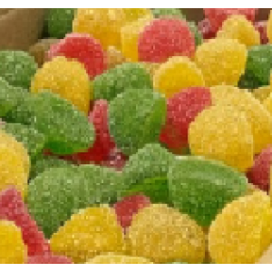 Мармелад желейный формовой "Фруктово-ягодная смесь" вкус клубники, лимона, яблока 250 гр./20 шт