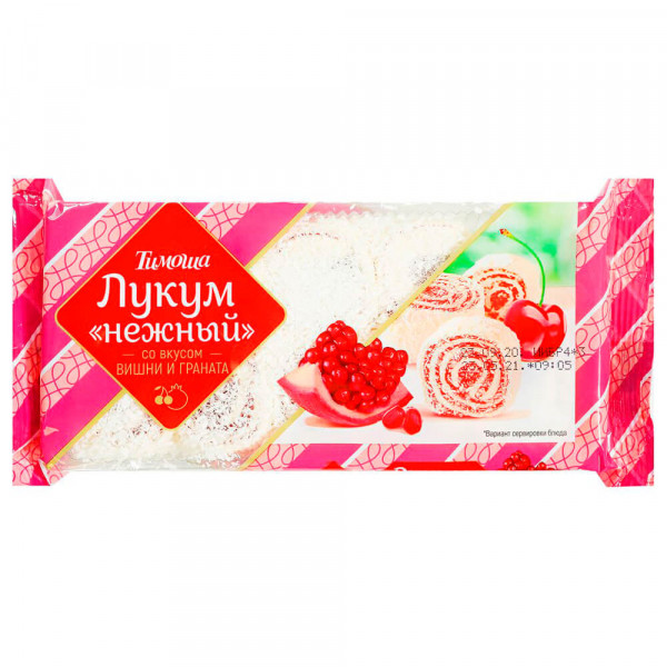 Купить Рахат-лукум "Нежный" "Тимоша" со вкусом вишни и граната 250гр Купить Рахат-лукум "Нежный" "Тимоша" со вкусом вишни и граната 250гр