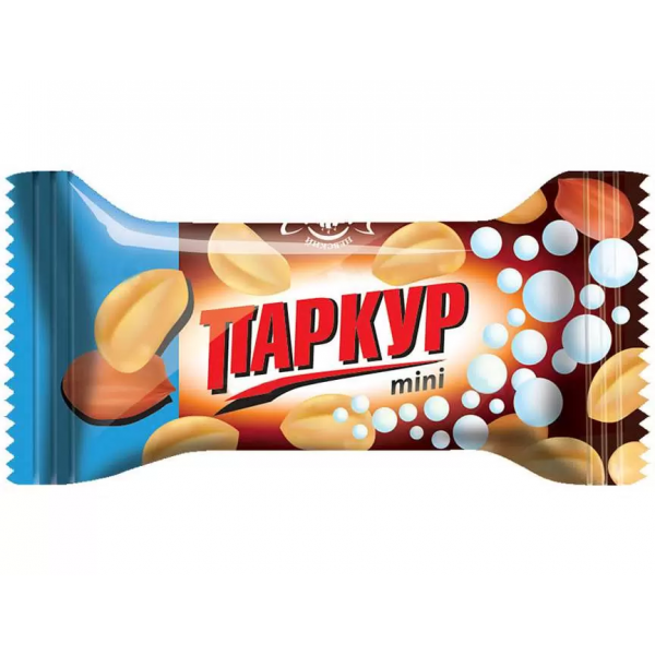 Купить A103 Конф. глазир. с мягким грильяж. корп. "Паркур"mini кар-ль с арахисом и возд.рисом фас. 1кг/4шт Купить A103 Конф. глазир. с мягким грильяж. корп. "Паркур"mini кар-ль с арахисом и возд.рисом фас. 1кг/4шт