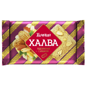 Халва подсолнечная "Тимоша" с арахисом 250гр