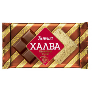 Халва подсолнечная "Тимоша" с какао 250гр