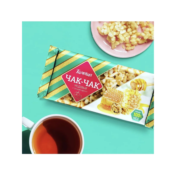 Купить Чак-чак с грец орехом "Тимоша" 250гр Купить Чак-чак с грец орехом "Тимоша" 250гр