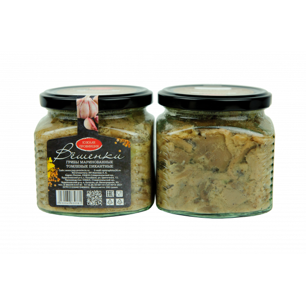 Купить Грибы томленно- пикантные (вёшенки) 390 мл стекло 1/6 Купить Грибы томленно- пикантные (вёшенки) 390 мл стекло 1/6