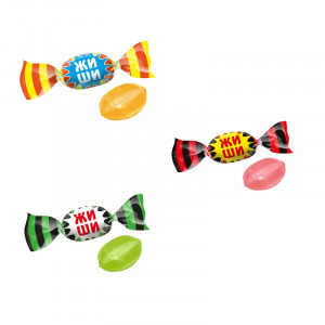 Карамель с шипучей нач "Жи-Ши" микс 1кг