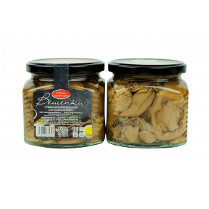 Грибы маринованные по-домашнему (вёшенки) 390 мл стекло 1/6