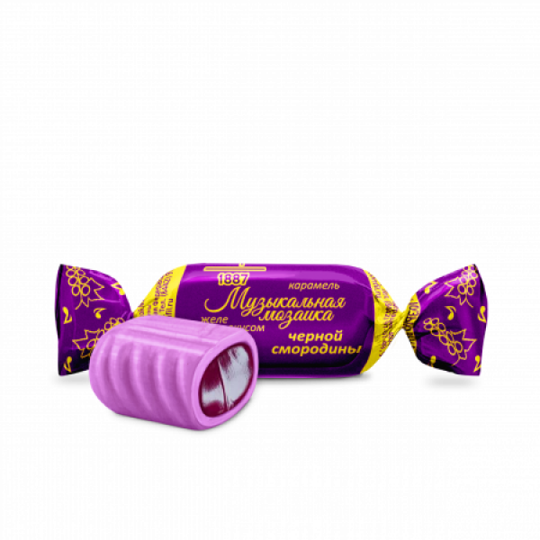 Купить Карамель с желейной начинкой Музыкальная мозайка желе со вкусом черной смородины 1кг/8 Купить Карамель с желейной начинкой Музыкальная мозайка желе со вкусом черной смородины 1кг/8