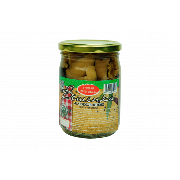 Купить Грибы маринованные (вешенки) 500 гр. стекло (платок)1/12 Купить Грибы маринованные (вешенки) 500 гр. стекло (платок)1/12