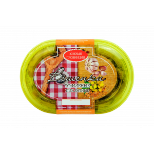 Грибы томленые пикантные (вешенки) 450 гр 1/10