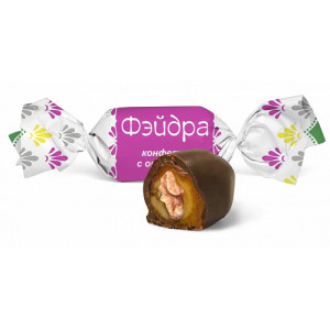 Конфеты "Фейдра финики в шок. глазури с грец. орехом" 0,8кг