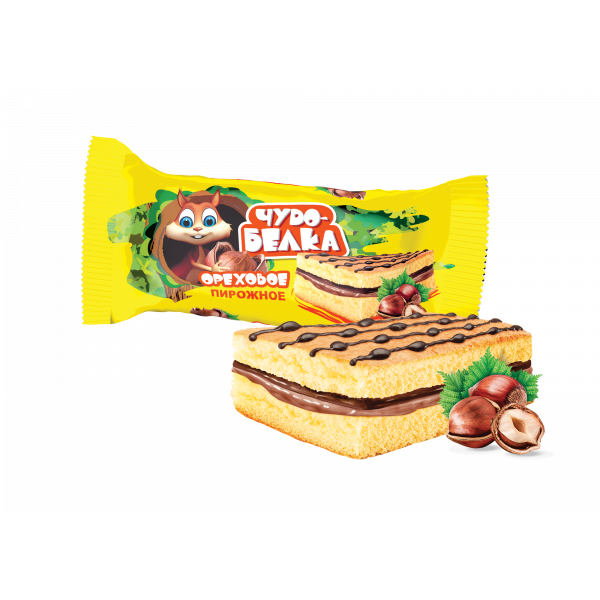 Купить Бисквитное пирожное "Чудо Белка" ореховое 1,75кг Купить Бисквитное пирожное "Чудо Белка" ореховое 1,75кг