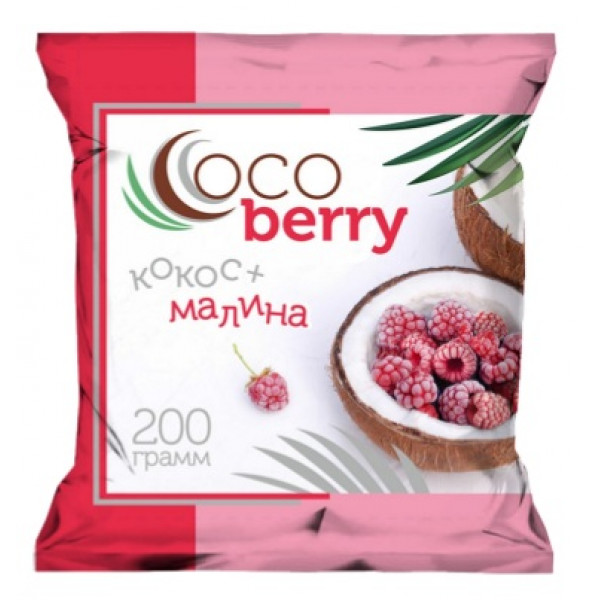 Конфеты глазир.с кокосовой стружкой и кокосовой стружкой с малиной"Cocoberry" 200 гр./20 шт Конфеты глазир.с кокосовой стружкой и кокосовой стружкой с малиной"Cocoberry" 200 гр./20 шт