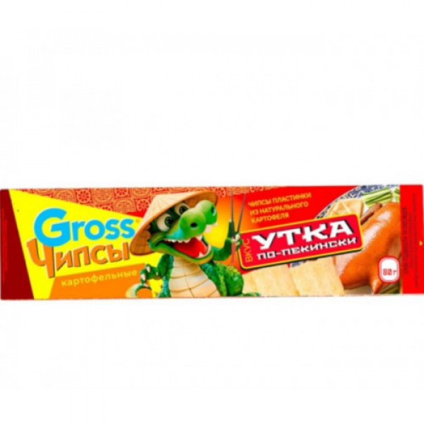 Купить Чипсы "Gross" утка по-пекински 40гр/25 Купить Чипсы "Gross" утка по-пекински 40гр/25